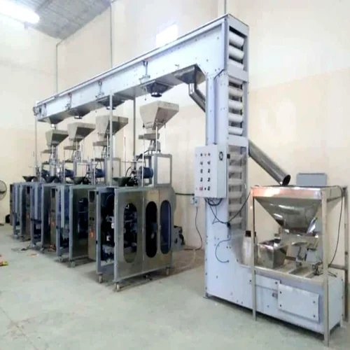 multi drop bucket elevator for automated food packaging systems